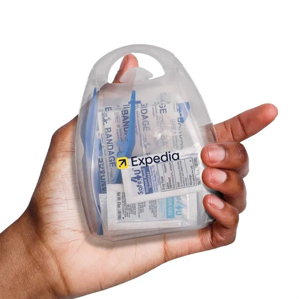 25pc Medium First Aid Kit in Press-Open Case