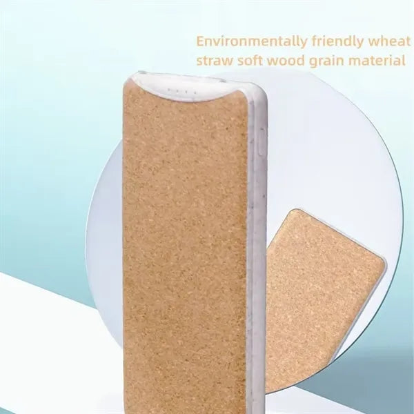 Eco Friendly 10000mAh Power Bank Cork Exterior Portable