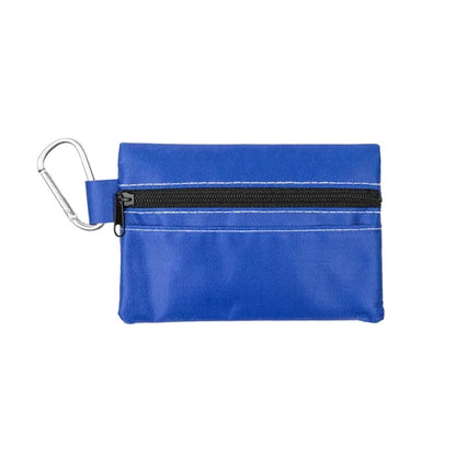 14pc First Aid Kit in Soft Zipper Pouch with Carabiner