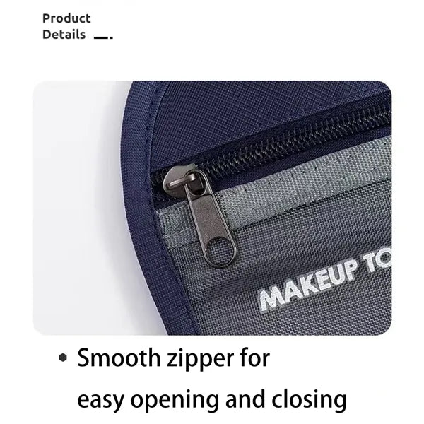 Roll Up Cosmetic Bag Compact Organizer for Travel Daily Use