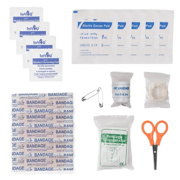 20pc First Aid Kit in Zipper Pouch