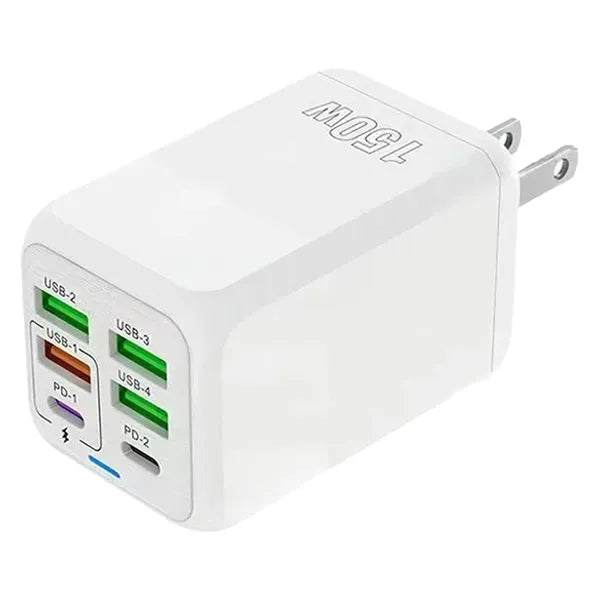 25W 6 Port USB Charger Fast Charging for Multiple Devices