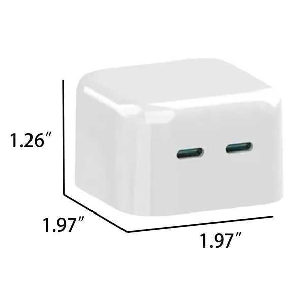 25W Foldable Charger Dual USB Ports Compact and Portable