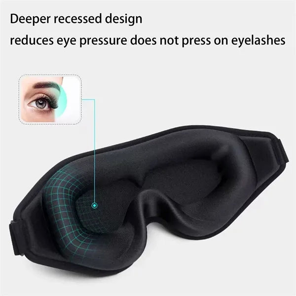 Customizable Sleep Mask Comfortable Travel Everyday Use