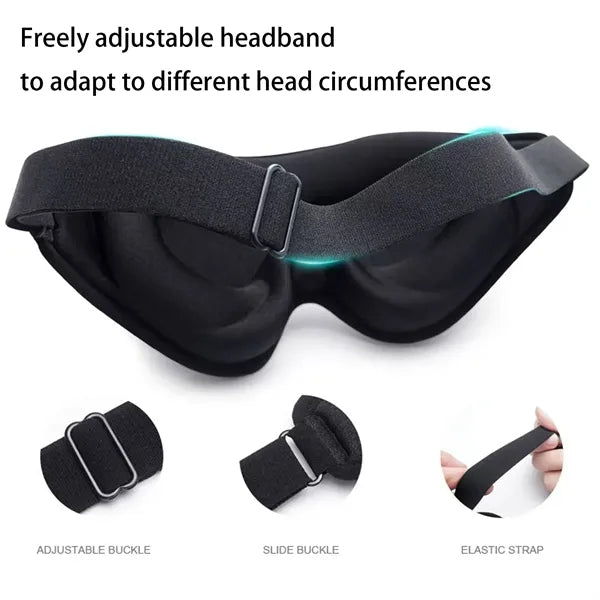 Customizable Sleep Mask Comfortable Travel Everyday Use