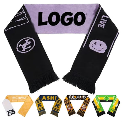 Fan Sports Team Scarf With Customizable Design