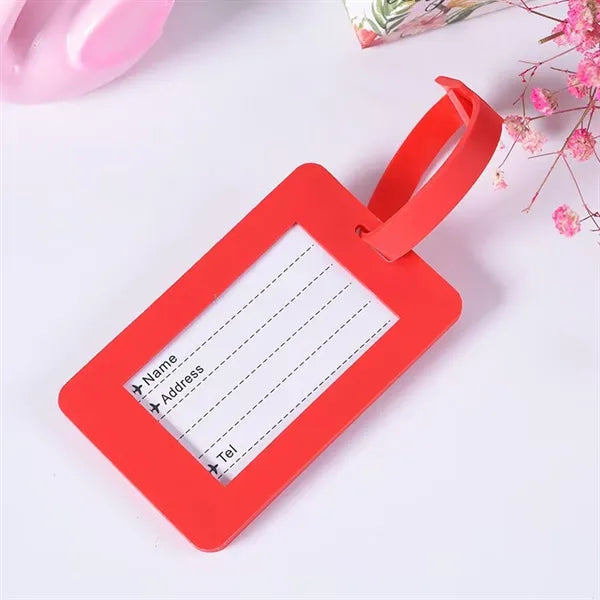 Travel Luggage Tag ID Holder Durable Customizable Logo