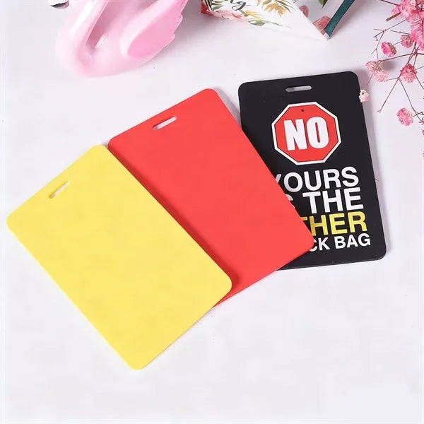 Travel Luggage Tag ID Holder Durable Customizable Logo
