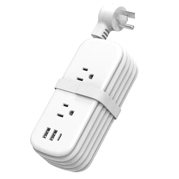 Compact Multi-Outlet Power Strip