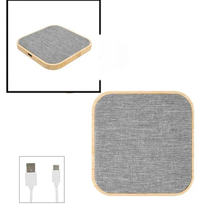Bamboo & rPET Fabric Wireless Charger
