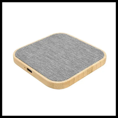 Bamboo & rPET Fabric Wireless Charger