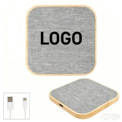 Bamboo & rPET Fabric Wireless Charger