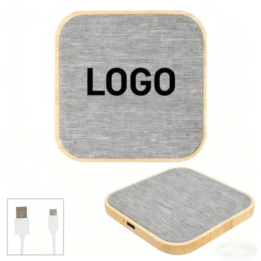 Bamboo & rPET Fabric Wireless Charger