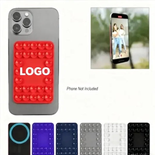 Magnetic Silicone Suction-Cup Phone Mount