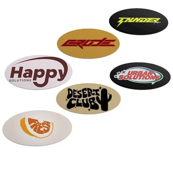 Ultra Removeable Oval Sticker