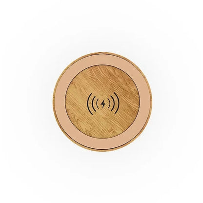 Woodgrain Wireless Charging Pad And Speaker