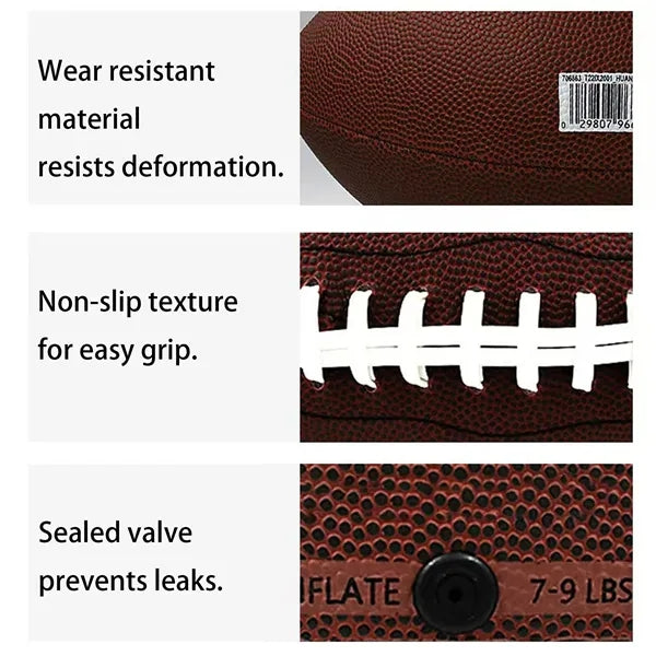 Kids Beginner Training Football Soft Grip Durable Toy Ball