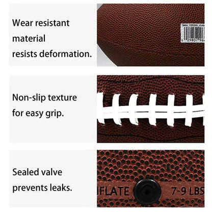 Kids Beginner Training Football Soft Grip Durable Toy Ball