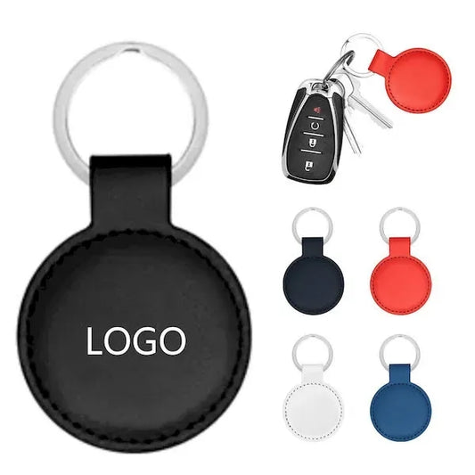 Hue Pop Leatherette Key Tag