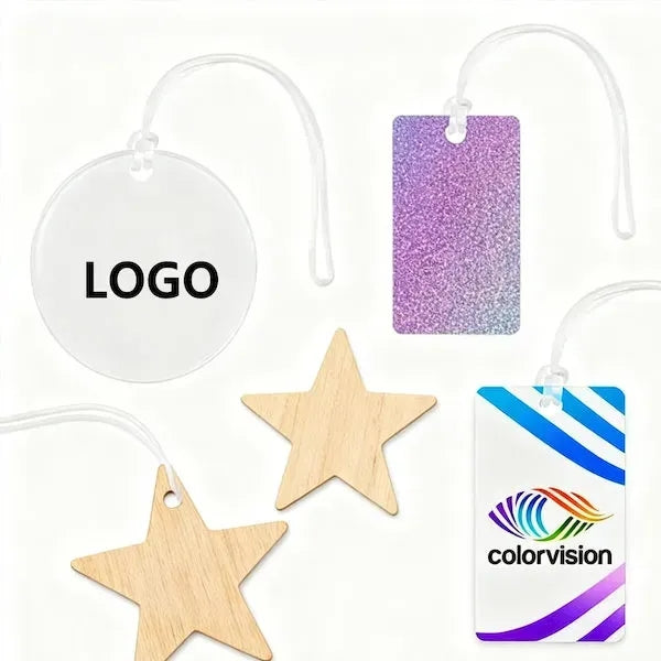 Acrylic Bag Tag - Custom Shape 5"