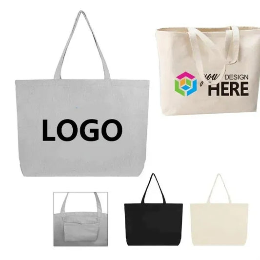 9 Oz. Recycled Cotton Shopper Tote Bag