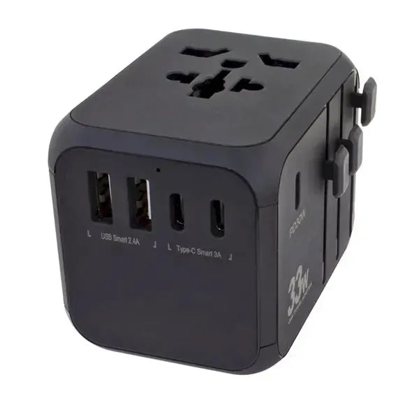 33W Universal Travel Adapter With Type-C