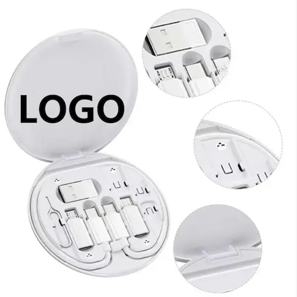 Cord and Adapter Set in Wireless Charging Case