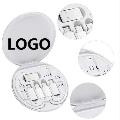 Cord and Adapter Set in Wireless Charging Case
