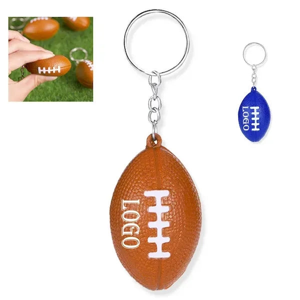 Football Stress Reliever Keychain
