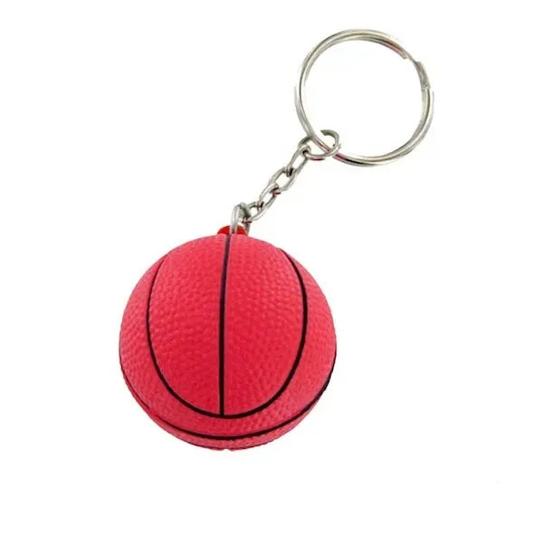 Basketball Stress Reliever Keychain