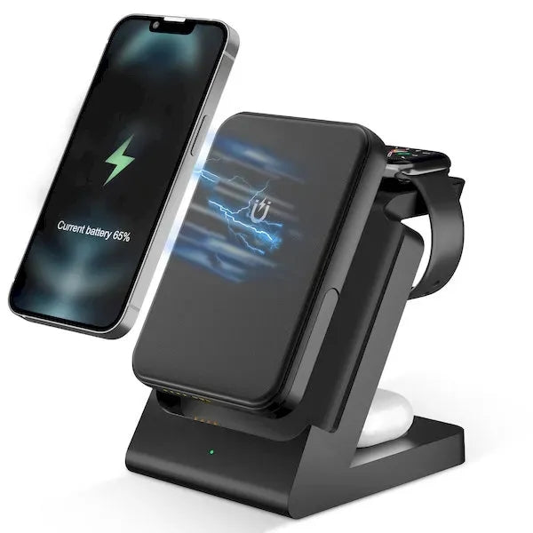 5,000 mAh Magnetic Power Bank & Watch Dock