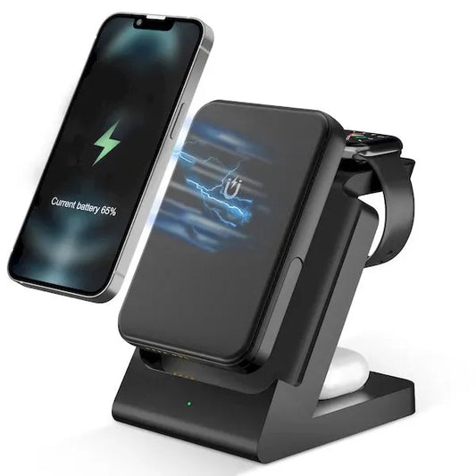 5,000 mAh Magnetic Power Bank & Watch Dock