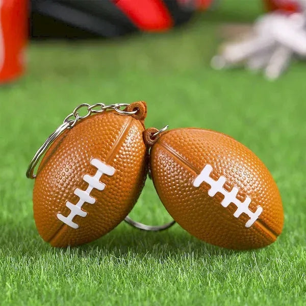Football Stress Reliever Keychain