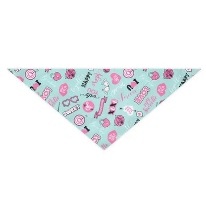 Full Color Large Triangle rPET Pet Bandana
