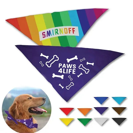 Large Triangle rPET Pet Bandana