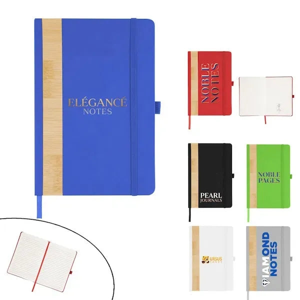 Recycled PU And Bamboo Accent Journal