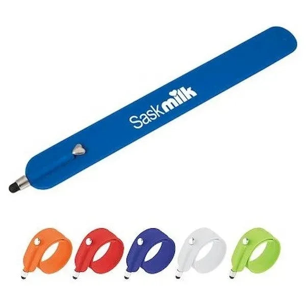 Slap Silicone Bracelet With Stylus