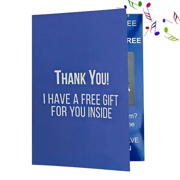Custom Message Audio Gift Greeting Cards