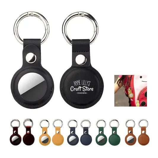 Leather Keychain Tracker