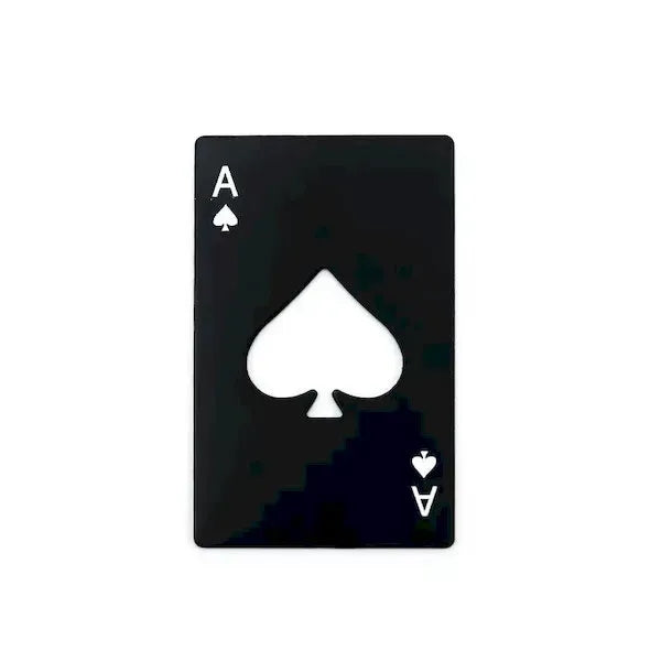 Ace of Spades Credit Card Bottle Opener