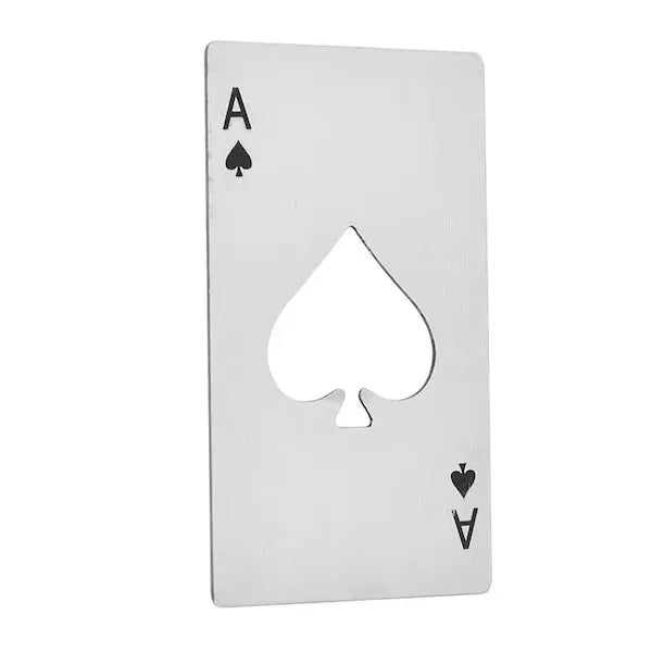 Ace of Spades Credit Card Bottle Opener