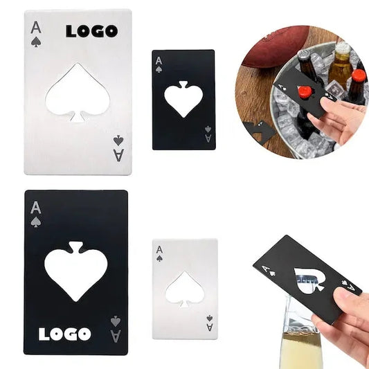 Ace of Spades Credit Card Bottle Opener