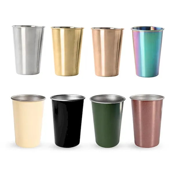16oz Stainless Steel Pint Beer Cup Glass