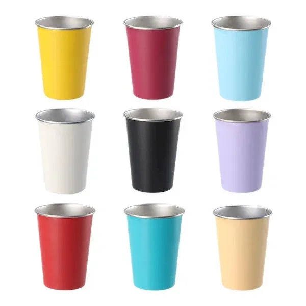 16oz Stainless Steel Pint Beer Cup Glass
