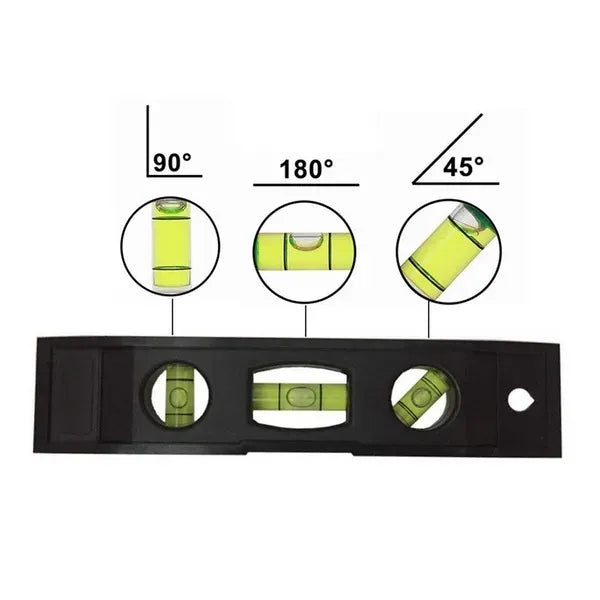 6" Ruler With Level