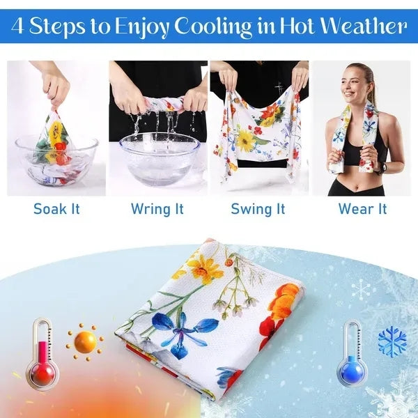 Custom Full Color Cooling Towel