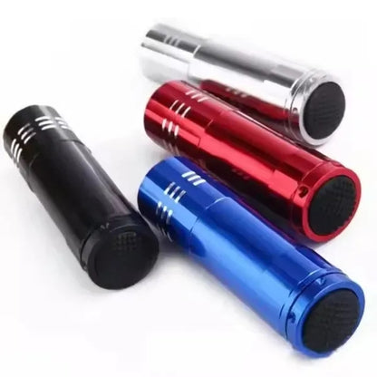 Aluminum LED Flashlight And Small Hard Case Set