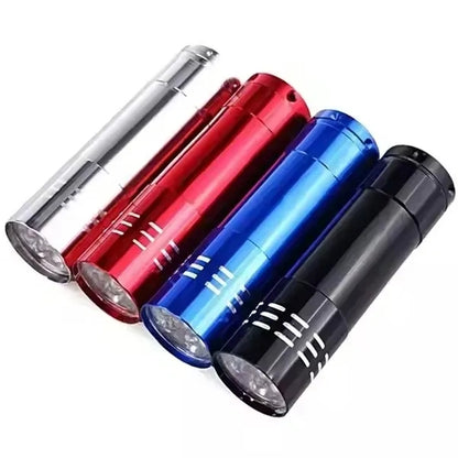 Aluminum LED Flashlight And Small Hard Case Set