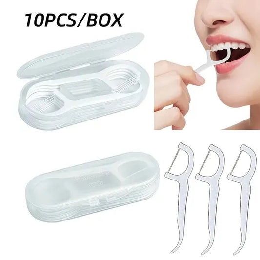 10 Pc. Dental Flosser Pick Kit