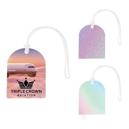 Acrylic Bag Tag Custom Shape 4"